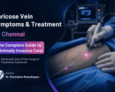 Interventional radiologist treating varicose veins in Chennai