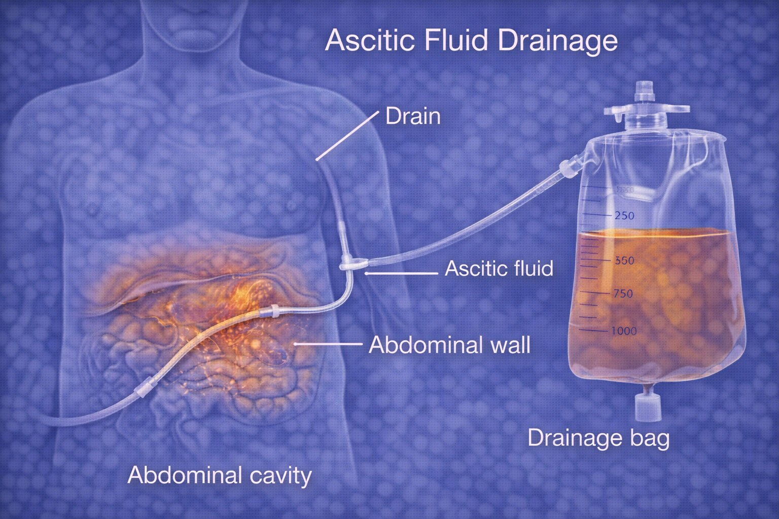 Ascitic fluid drainage