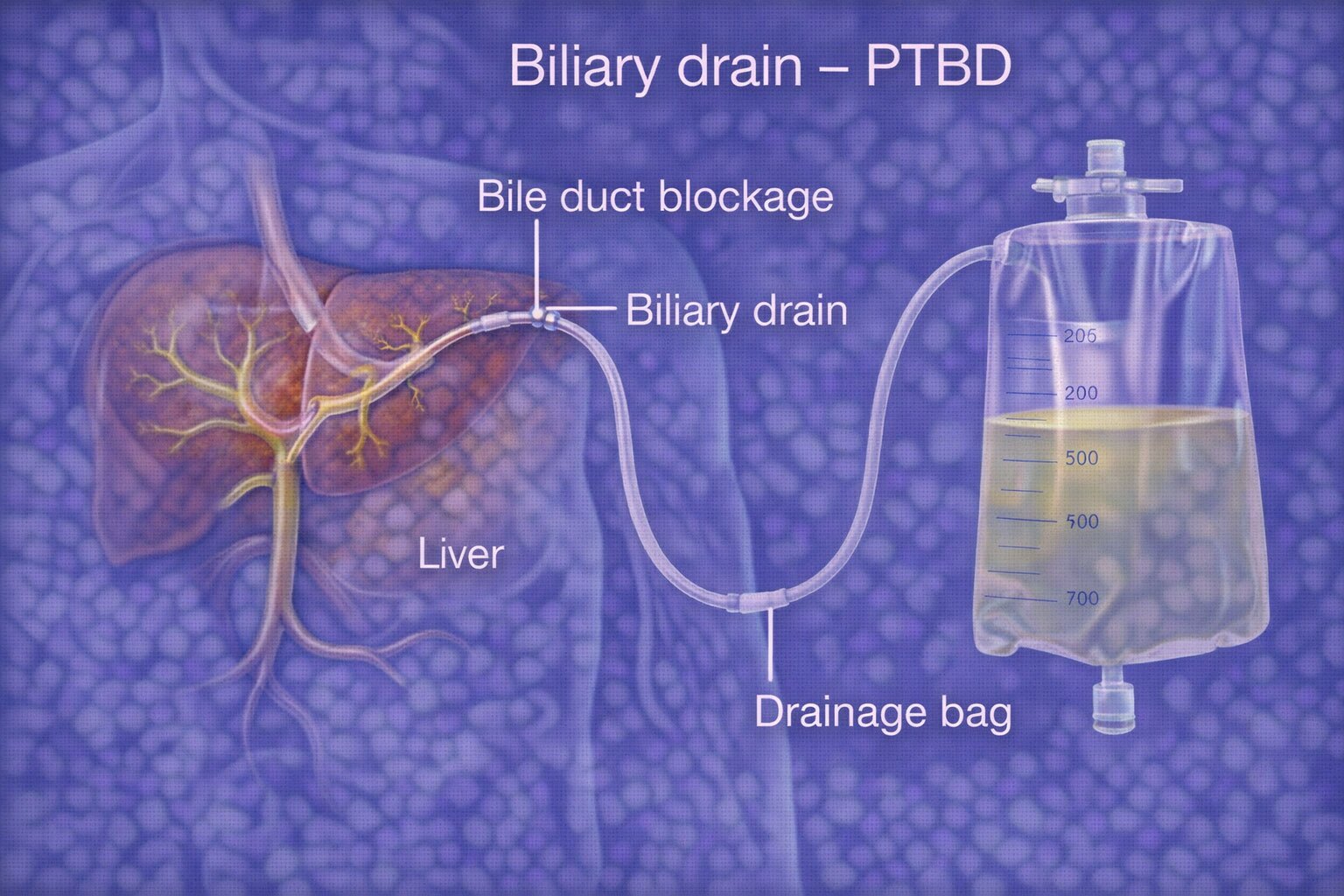 Biliary-drain PTBD