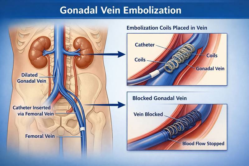 Gonadal Vein Embolization