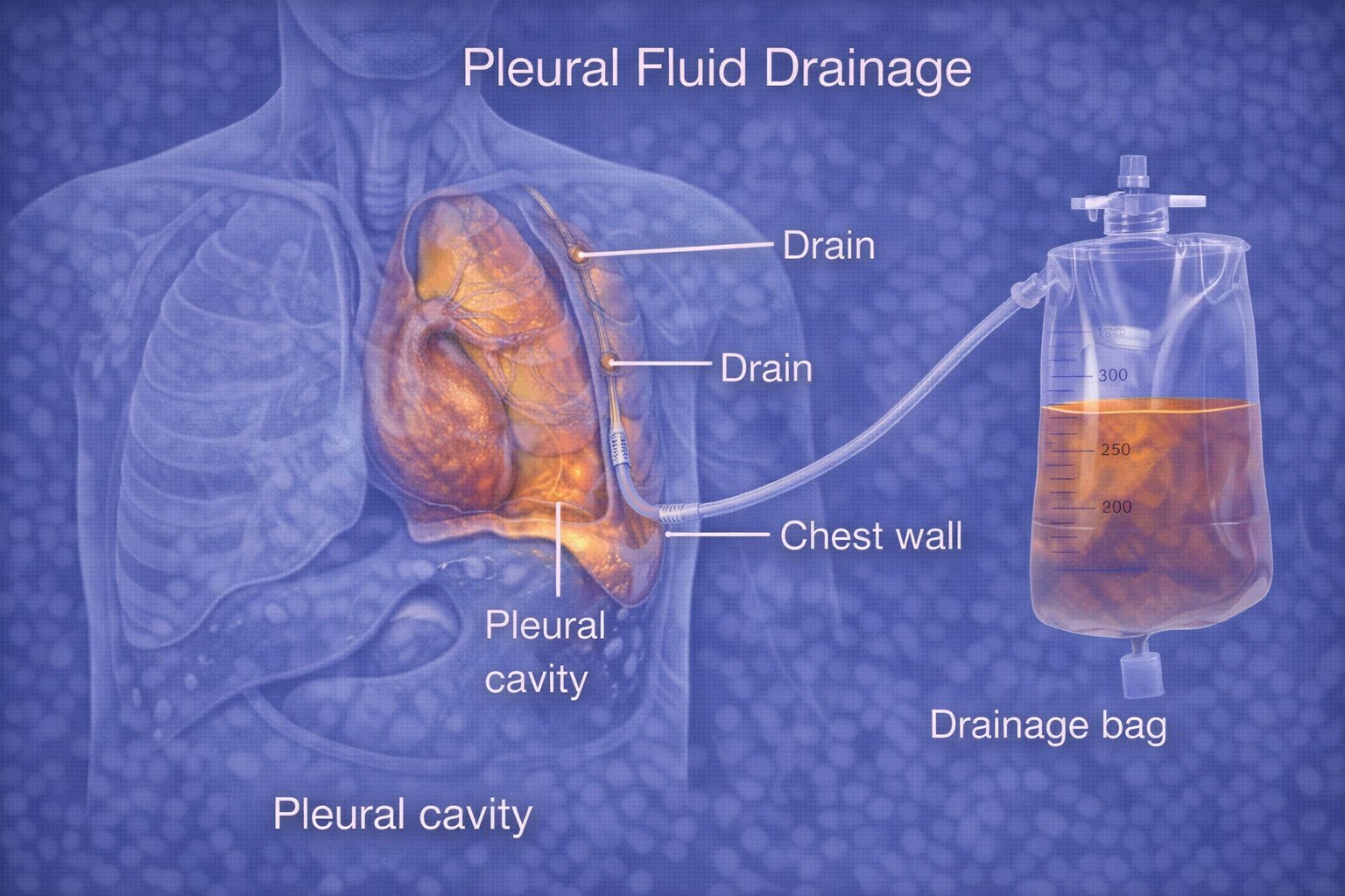 Pleural fluid drainage