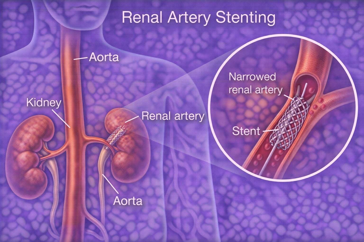 Renal artery stenting