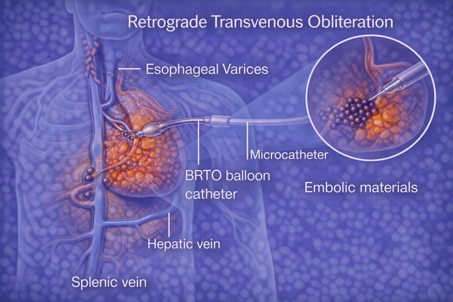 Retrograde transvenous obliteration