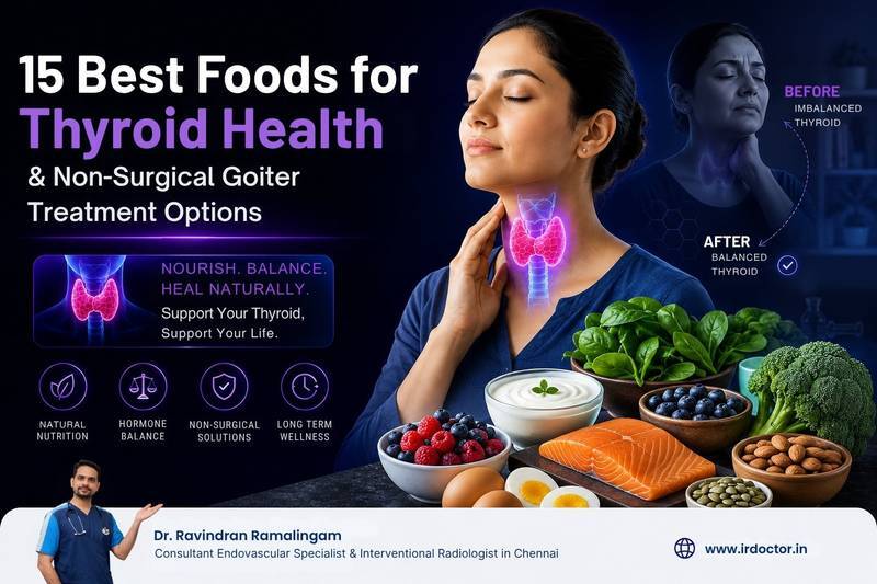 foods for thyroid health and non-surgical thyroid treatment feature image